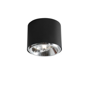 Plafón Aldex Bot Black GU10 kov 11,5 cm 1047PL_G