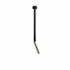 Plafón Aldex čierny kov 1x G9 LED 5W 54,5 cm 1067PL_G1_M