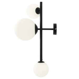 Nástenné svietidlo Aldex Dione 3 Black 1092Y1