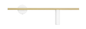 Nástenné svietidlo Aldex Trevo White Brass pravé 1097C40_2