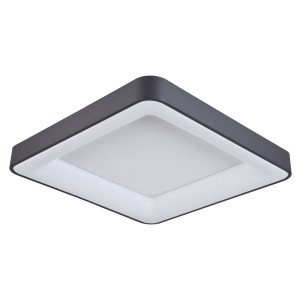 Plafón Italux Giacinto čierny LED 50W 60 cm SKU 5304-850SQC-BK-4