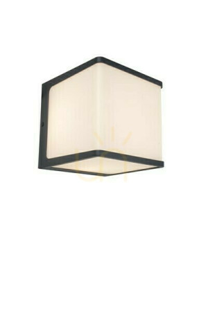 Vonkajšie nástenné svietidlo Lutec DOBLO 5105002125 LED 24W antracit 15x15 cm