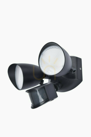 Vonkajšie nástenné svietidlo Lutec SHRIMP 7622222012 LED 23,5 W čierne