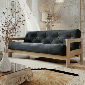 Rozkladacia pohovka WoodMan Mexico z bukového dreva, 210x145 cm, SKU 100625