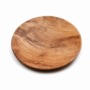 Okrúhly tanier Teak Root - M