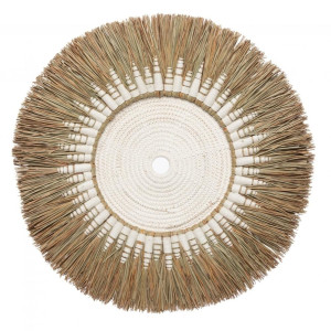 Rafia Macramé Wall Deco - biela prírodná