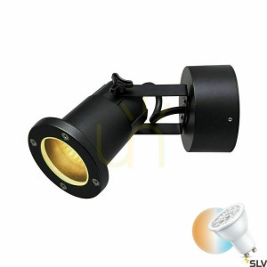 Vonkajšie nástenné svietidlo SLV NAUTILUS WL čierne 11 W IP54 1002867