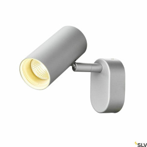 Povrchové svietidlo SLV NOBLO I strieborné 8W 2700K 620lm 1002971