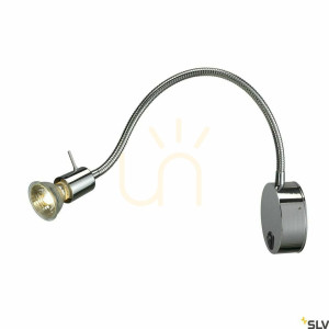 Nástenné svietidlo SLV DIO FLEX PLATE chróm 50W 146692