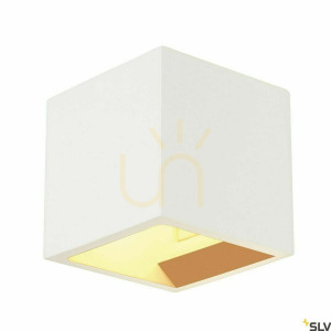Povrchové svietidlo SLV PLASTRA biele sadrové G9 42 W 148018