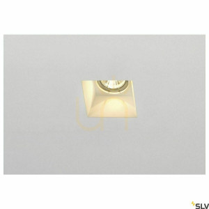 Zapustené svietidlo SLV PLASTRA biele sadrové GU10 35W 148071