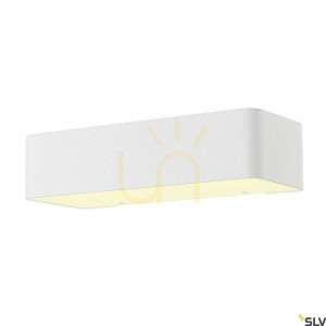Nástenné svietidlo SLV WL 149 biele oceľ/sklo 10W 3000K 1080lm 149511