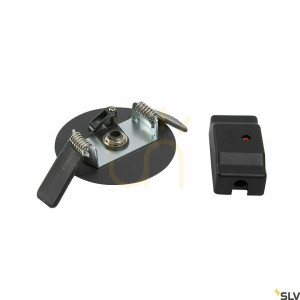 Vstavaná rozeta SLV FITU čierna 8,5 cm 1004674
