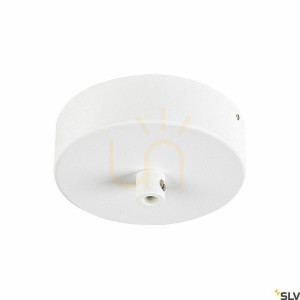 Stropná rozeta SLV FITU biela oceľ 9 cm 1004745