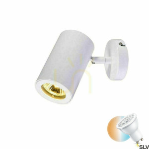 Zapustené svietidlo SLV ENOLA biele GU10 50 W 230 V 152011