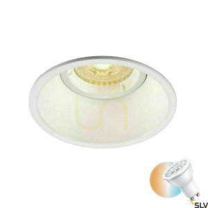 Zapustené svietidlo SLV HORN-O biele 25 W 230 V 113161
