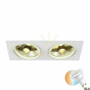Zapustené svietidlo SLV NEW TRIA 2 ES111 biele 75W 230V 113841
