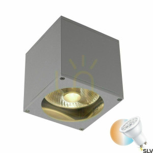 Vonkajšie nástenné svietidlo SLV BIG THEO WALL sivé IP44 75W 229564
