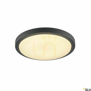Vonkajšie stropné svietidlo SLV AINOS antracit 22W 3000K IP44 30 cm 229975