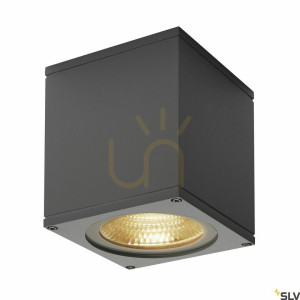 Vonkajšie stropné svietidlo SLV BIG THEO CEILING LED antracit IP44 21W 234535