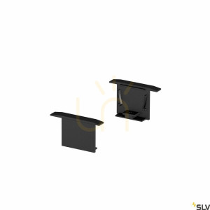 Krytky pre profil SLV GRAZIA 20 čierne hliník 1000558