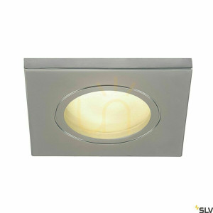 Vonkajšie zapustené svietidlo SLV DOLIX OUT QPAR51 strieborné IP65 50W 1001172
