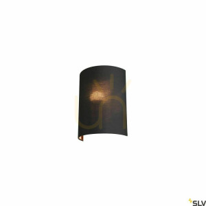 Tienidlo SLV FENDA čierna/medená textilné 30x23 cm 1001274