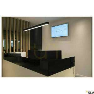 Závesné svietidlo SLV GLENOS II čierne 43W 3000K 105 cm 1001400