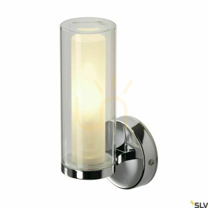 Nástenné svietidlo SLV WL 105 chróm IP44 E14 40 W 1002228