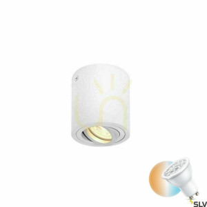 Stropné svietidlo SLV TRILEDO ROUND CL biele GU10 10W 1002011
