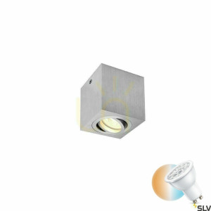 Stropné svietidlo SLV TRILEDO SQUARE CL GU10 hliník 10 W 1002004