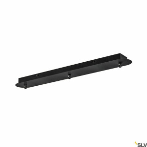 Stropná rozeta SLV FITU 3 vývody čierna 60 cm 1001818