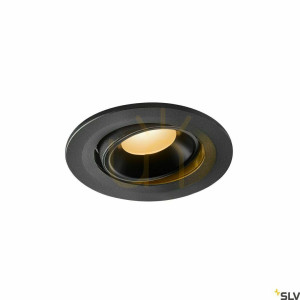 Zapustené svietidlo SLV NUMINOS MOVE S čierne 8,6 W 2700 K 1005322