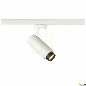 Koľajové svietidlo SLV NUMINOS ZOOM M PHASE 20W 3000K biele 3-fázové 1006111