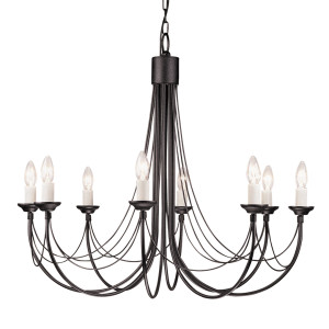 Luster Carisbrooke 8 Light Elstead