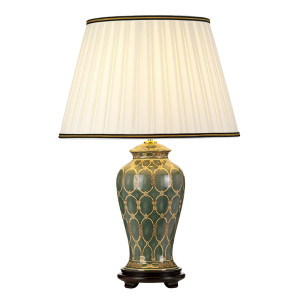 1 svetelná stolová lampa Sashi s vysokým empírovým tienidlom Elstead