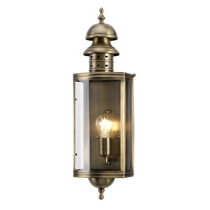 Nástenná lampa Downing Street - mosadz Elstead
