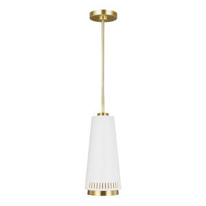 Carter 1 Light Pendant - štýl A - matná biela Elstead