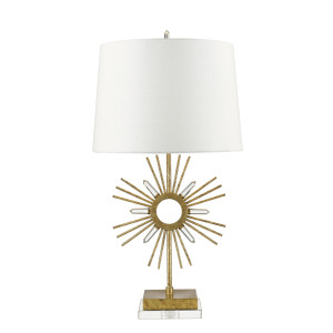 Sun King 1 svetelná stolová lampa Elstead