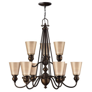 Luster Mayflower 9 Light Elstead