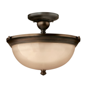 Mayflower 3 Light Semi-Flush Elstead