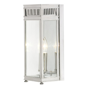 Holborn 1 svetelná polovičná lampa Small - leštený chróm Elstead