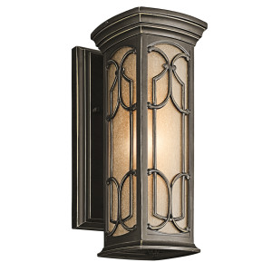 Franceasi 1 svetelná malá nástenná lampa Elstead