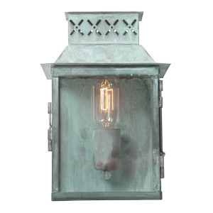 Lambeth Palace 1 svetelná nástenná lampa - Verdigris Elstead