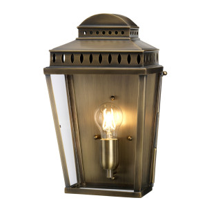 Nástenná lampa Mansion House 1 Light - Mosadz Elstead
