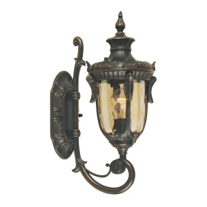 Philadelphia 1 Light Small Wall Lantern - Old Bronze Elstead