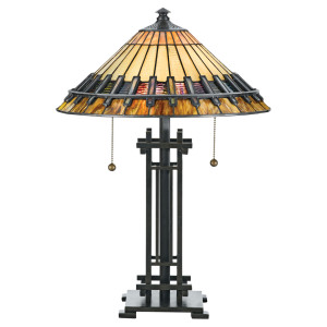 Stolová lampa CHASTAIN 2 Tiffany - Elstead