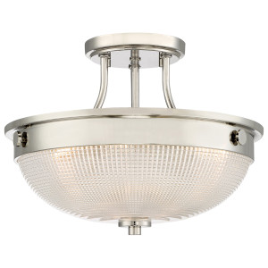 Mantle 2 Light Semi-Flush - leštený nikel Elstead