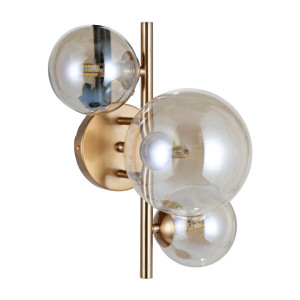 Nástenné svietidlo Italux Canello mosadzné G9 3x WL-406007-3-HBR