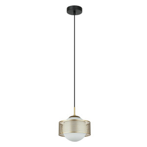 Závesná lampa Italux Lomica zlatá E27 PND-55456-1L-GD